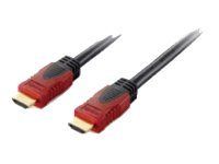 equip High Speed HDMI Cable with Ethernet - Câble HDMI avec Ethernet - HDMI mâle pour HDMI mâle - 3 m - noir