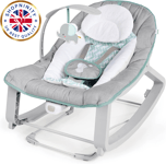 Ingenuity Keep Cozy 3-in-1 Baby Bouncer, Infant Rocker and Toddler Seat
