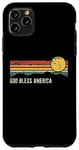 iPhone 11 Pro Max God Bless America Sunset Distressed Style Design Case