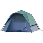 OutSunny Camping Tent A20-123 Green 250 (W) x 194 (D) x 160 (H) cm Water resistant