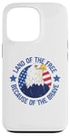 Coque pour iPhone 13 Pro USA Eagle Land of the Free à cause du courageux 4 juillet