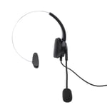 USB Headset With Microphone Volume Control Ultra Comfort Monaural Headsets For