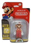 Super Mario Action Figures World Of Nintendo Fire Mario Jakks Pacific Mario 4"