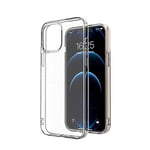 PASUTO Clear Case for iPhone 13Pro max Case Shockproof Thin Silicone Cover Yellowing-Resistant Slim Transparent TPU Phone Case Clear