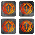 Lord Of The Rings Sauron's Eye Coaster Set