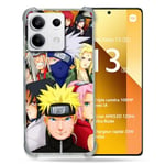 Cokitec Coque Renforcée pour Xiaomi Redmi Note 13 5G Manga Naruto Team