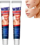 2Pcs Wart Removal Cream,Wart and Tag Remover,Mole and Wart Treatment Cream,Mole