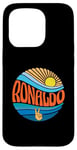 Coque pour iPhone 15 Pro Ronaldo T-shirt vintage Sunset Ronaldo Groovy Tie Dye