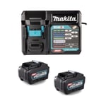 Pack batterie (2x5.0 Ah) avec chargeur - MAKITA 1911V6-0