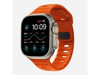 Nomad Nm00736685, Band, Smartwatch, Orange, Apple, Watch Ultra, Series 8, 7, 6, Se, Gjuten Aluminium, Fluoroelastomer