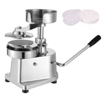 XIONGGG 4 Inches/100Mm Manual Burger Forming Machine Stainless Steel Grill Burger Press Tool, Commercial Home Press Patty Maker