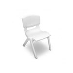 173710 Chaise colorée pour enfants en plastique résistant 26 x 30 x 50 cm Couleur: Blanc