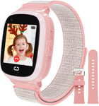 4g Montre Connectée Enfant, Montre Gps Enfants Avec Appel Sos Chat Vocal Et Vidéo Wifi Bluetooth Musique Podomètre Alarme Caméra Mode École, Montre-Bracelet Pour 4-12 Garçons Filles