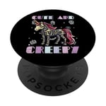 Costume d'Halloween squelette licorne Boo PopSockets PopGrip Interchangeable