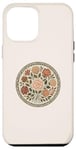 Coque pour iPhone 12 Pro Max Rose florale botanique, style bohème minimaliste, roses d'amour