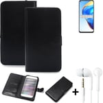 Protective cover for Xiaomi Mi 10T Pro Wallet Case + headphones protection flipc