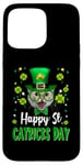 Coque pour iPhone 15 Pro Max Cat St Patricks Day St Catricks Day Lucky Charm Cats Lovers