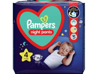 Pampers Pieluchomajtki Pampers Pants Night Monthly Pack S4 (4X25ct) = 100Ct, 81758419Mp