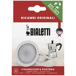 BIALETTI Filtre + 3 joints pour cafetières italiennes 1 tasse