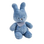 Nattou Doudou Lapin en Polyester, Compagnon de Route dès la Naissance, 33 cm, Vegan, Tipidou, Bleu