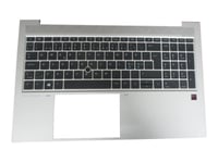 Hp - Erstatningstastatur For Bærbar Pc - Bakbelysning - Qwerty - Dansk/Norsk/Finsk - Med Toppdeksel - For Elitebook 855 G7 Notebook