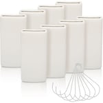 8x Évaporateur en céramique Humidificateur d'air radiateur. évaporateur d'eau chauffage. avec crochet pour suspendre. céramique. blanc 8x - Tolletour