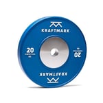 Kraftmark Internationella Viktskivor 50 mm Competition Bumpers, Viktskiva Bumper 20 kg