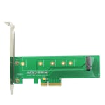 Tlily - Carte Adaptateur M.2 m Key NVMe ssd PCIe 4.0 X4 Prise en Charge Pleine Taille Comme 22110 2280 2260 2242 2230 pour btc Mining