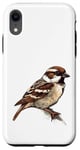 Coque pour iPhone XR #snirt Coque de protection pour téléphone portable Motif moineau