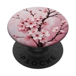 Fleur Rose Cerisier Fleur Floral Sakura PopSockets PopGrip Adhésif