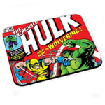 Tapis de souris The hulk and wolverine couverture bd vintage comics