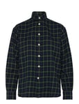 Polo Ralph Lauren Relaxed Fit Plaid Cotton Shirt Marinblå