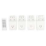 Smart Switch Socket With Remote Control Wireless Power Outlet Set US Plug 120V❤