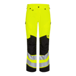 FE Engel stretchbyxor 2544, High-Vis, klass 2, gul/svart, storlek K112