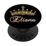 Eliana Name Crown Queen Princess Royal Design - Eliana PopSockets Swappable PopGrip