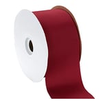 Zipperstop Offray Grosgrain Craft Ribbon, 3-inch Wide by 50-Yard Spool, Cranberry