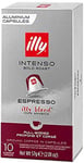 80 x ILLY Compatible * Aluminium Coffee Capsules Intenso - Intensive Roasting