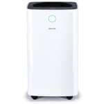 Devola 12L/day Low Energy Dehumidifier | Quiet & Energy Efficient (costs less than 5p per hour) Dehumidifiers for Home | Laundry Drying Dehumidifier | Dust Filter | Continuous drainage