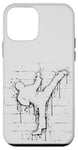 Coque pour iPhone 12 mini Urban Street Art Fighter Sidekick Roundhouse TaeKwonDo