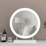 Miroir à cosmétique Rond , miroir à maquillage lumineux, miroir de maquillage rond , froid Blanc 4040cm