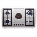 Hot Plate 90 cm Electric Gas Hob 5 Zones Cooker LPG and Natural Gas 10100 W