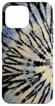 iPhone 16 Pro Max Cool Tiedye Blue Black Tan Cool Hippie Punk Rock Tie Dye Case