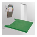 Eichner Trieur mural "FLAT" casier de rangement, vert, pour documents A4 vertical