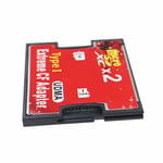 Dual Slot TF Micro SD to Type I CF Reader Compact Flash Card Adapter New