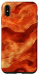 Coque pour iPhone XS Max Motif couleur unie orange rouille