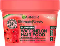 Garnier Ultimate Blends Plumping Hair Food Watermelon 3-In-1 Fine Hair Mask Tre