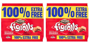 Set of 2 Jacob's Fig Rolls 200g + 100% Extra Free (400 Grams each) / total: 800g