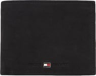 Tommy Hilfiger Porte-Monnaie Homme Johnson Compartiment Monnaie, Noir (Black), Taille Unique