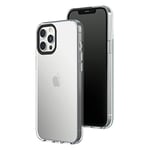 RhinoShield Clear Compatible avec [iPhone 12 Pro Max] | Résiste au jaunissement, Haute Transparence, Coque de Protection Personnalisable Clear - Contour objectifs Photo Noir