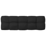 vidaXL hynde til pallesofa 120x40x10 cm sort